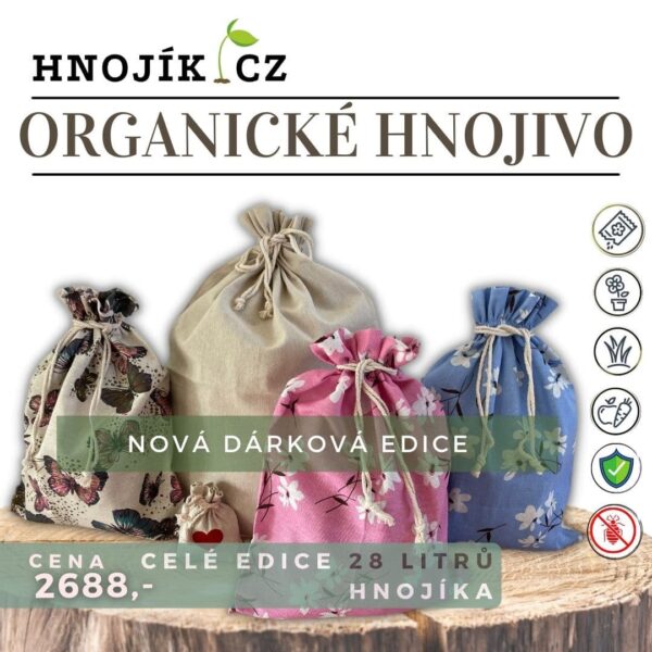 HNOJÍK Dokonalé organické hnojivo28L / 9,8kg - dárkový