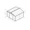 G21 Zahradní domek G21 GAH 1085 - 340 x 319 cm, šedý G21-63900571 - Image 3