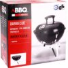 PROGARDEN Přenosný gril na dřevěné uhlí s víkem 37 cm černá KO-C83000390 - Image 3