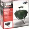 PROGARDEN Přenosný gril na dřevěné uhlí s víkem 37 cm army zelená KO-C83000410 - Image 3