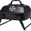 PROGARDEN Přenosný gril na dřevěné uhlí s víkem 37 x 32 cm KO-X86000090