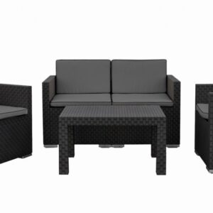 PROGARDEN Zahradní nábytek polyratan MALIBU sada 4 ks + polstry KO-Y54400960