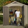 Keter Zahradní domek Keter Factor 8 x 6 béžový / hnědý KT-610385 - Image 2