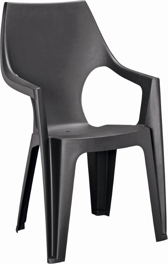 Keter Plastová židle Keter Dante highback Cappuccino KT-610006 - Obrázek 2