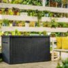 Keter Zahradní box Keter Java 870 L ratan grafitový KT-610324 - Image 3