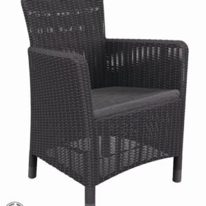 Keter Zahradní křeslo Keter Trenton grafitové KT-610265