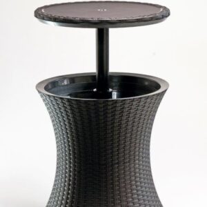 Keter Zahradní stůl Keter Cool Bar Rattan whiskey hnědý KT-610344