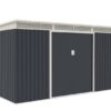 G21 Zahradní domek G21 GRAH 483 - 340 x 142 cm, antracitový G21-6390091