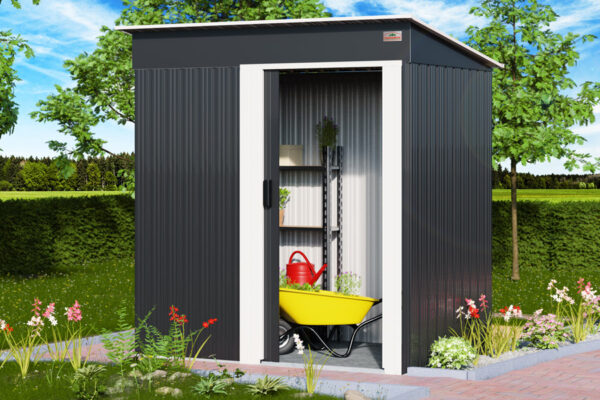Zahradní domek A0 181x162x86 cm - antracit