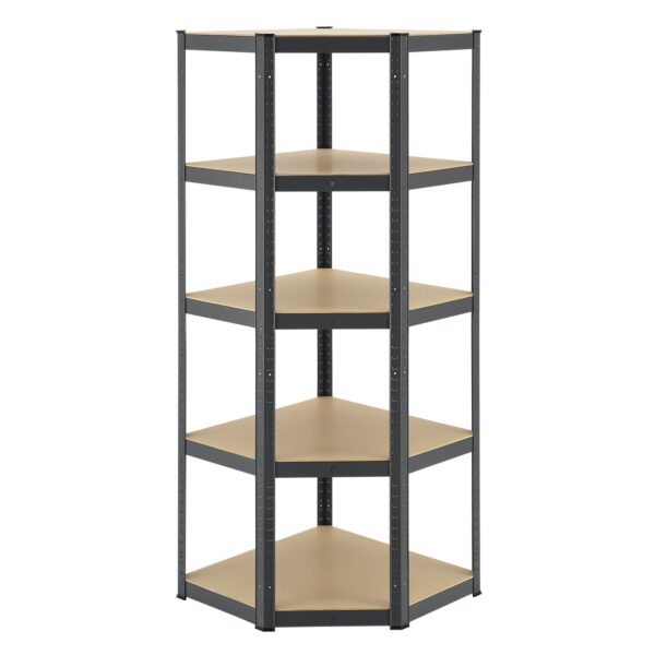 Rohový regál Basic 180 x 70 cm - šedý