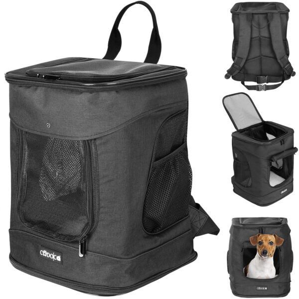 Batoh pro zvířátka 41x30x31cm - černý