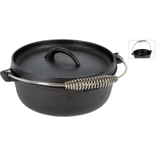 PROGARDEN Hrnec na gril litina 20 cm KO-C83502070 - Image 2
