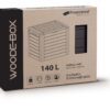 Zahradní box Prosperplast WOODEBOX antracit 140L - Image 2