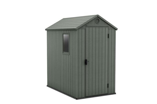 Zahradní domek Keter Darwin 4 x 6 zelený, s podlahou - Image 2