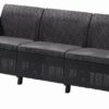 Keter Zahradní nábytek Keter Corfu love seat max třísedačková pohovka grafitová KT-610261
