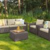 Keter Zahradní nábytek Keter California třísedadlová pohovka Cappuccino KT-610044 - Image 2