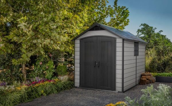 Zahradní domek Keter Premier 7511 šedý, s podlahou - Image 3