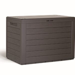 Zahradní box Prosperplast WOODEBOX hnědý 190L