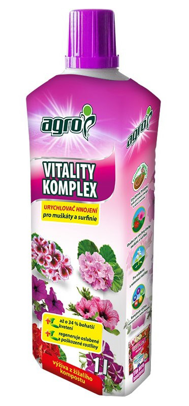 AGRO CS AGRO Vitality komplex muškát a surfinie 1 l