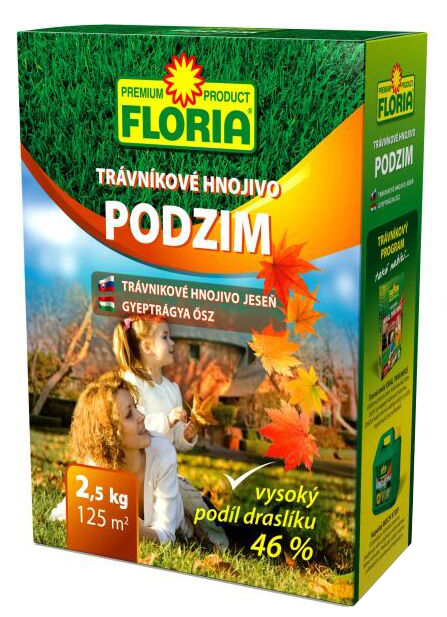 AGRO CS FLORIA Podzimní trávníkové hnojivo 2,5 kg