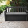 Keter Zahradní lavice Keter Eden Garden Bench 265L šedá KT-610215 - Image 2