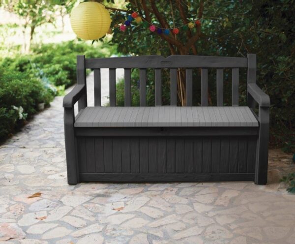 Keter Zahradní lavice Keter Eden Garden Bench 265L šedá KT-610215 - Image 2