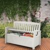 Zahradní lavice Keter Patio Bench bílá - Image 3