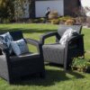 Keter Zahradní nábytek Keter Corfu duo set dvou křesel grafitový KT-610347 - Image 2