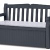 Keter Zahradní lavice Keter Eden Garden Bench 265L šedá KT-610215