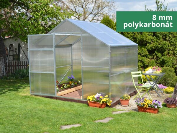 Zahradní skleník LANITPLAST DOMIK 2,6 x 2 m PC 8 mm LG2567
