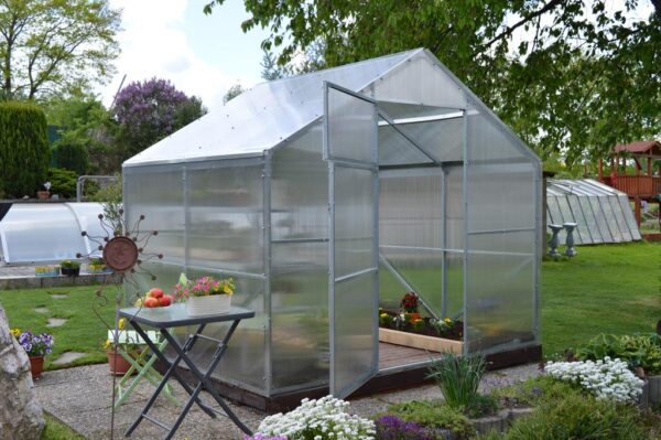 Zahradní skleník LANITPLAST DOMIK 2,6 x 2 m PC 8 mm LG2567 - Image 4