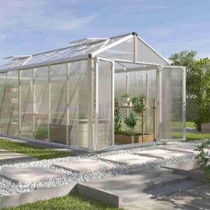 skleník VITAVIA ZEUS COMFORT 15700 PC 16 mm stříbrný LG3719