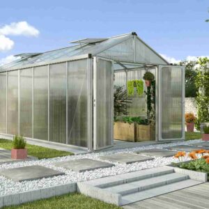 skleník VITAVIA ZEUS COMFORT 13800 PC 16 mm stříbrný LG3716