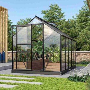 skleník VITAVIA VENUS 6200 čiré sklo 3 mm černý LG3540