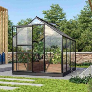 skleník VITAVIA VENUS 5000 čiré sklo 3 mm černý LG3539