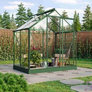 skleník VITAVIA TRITON 2500 čiré sklo 3 mm zelený LG3652