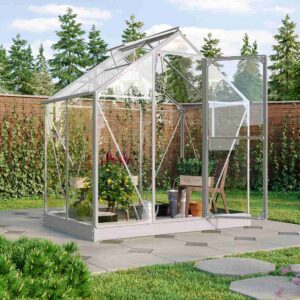 skleník VITAVIA TRITON 2500 čiré sklo 3 mm stříbrný LG3650