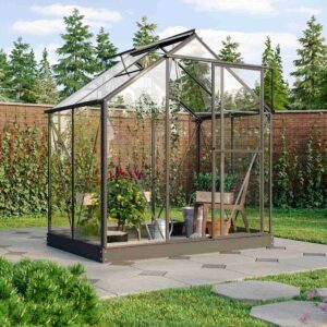 skleník VITAVIA TRITON 2500 čiré sklo 3 mm černý LG3651