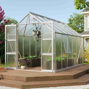 skleník VITAVIA OLYMP 9900 PC 6 mm stříbrný  LG3797