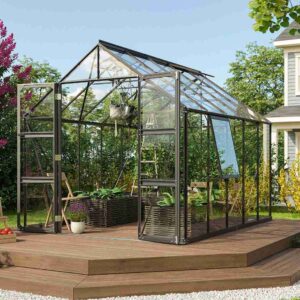 skleník VITAVIA OLYMP 8300 čiré sklo 3 mm černý LG3810