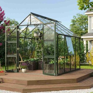 skleník VITAVIA OLYMP 6700 čiré sklo 3 mm zelený LG3808