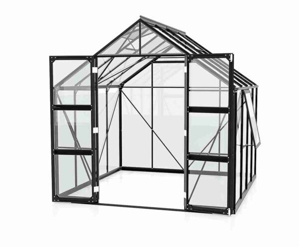 skleník VITAVIA OLYMP 6700 čiré sklo 3 mm černý LG3807 - Image 2