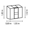 skleník VITAVIA IDA 1300 PC 6 mm černý LG3593 - Image 4
