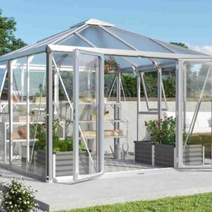 zahradní skleník VITAVIA FORTUNA stříbrný LG3725