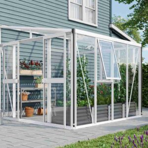 skleník VITAVIA ATHENA 7000 sklo 3 mm + PC 10 mm bílý LG3832