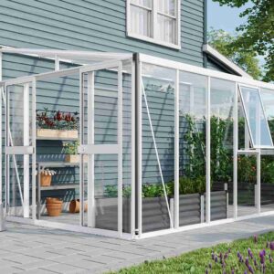 skleník VITAVIA ATHENA 11900 sklo 3 mm + PC 10 mm bílý LG3841