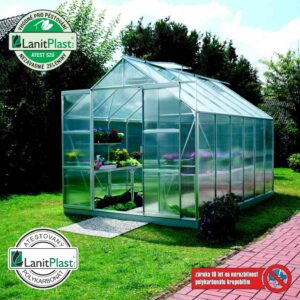 Polykarbonátový skleník VITAVIA URANUS 9900, PC 6 mm, stříbrný LG187
