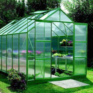 Polykarbonátový skleník VITAVIA URANUS 11500, PC 4 mm, zelený LG580