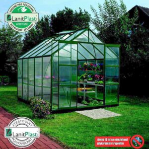 Polykarbonátový skleník VITAVIA URANUS 8300, PC 4 mm, zelený LG584