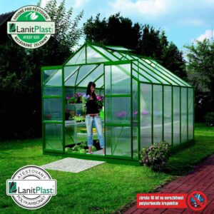 Polykarbonátový skleník VITAVIA URANUS 9900, PC 6 mm, zelený LG587